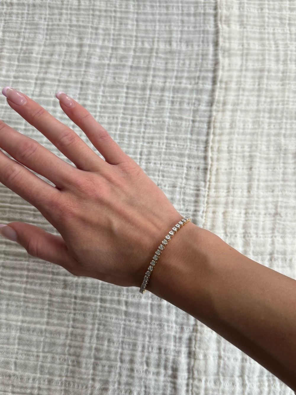 Lab Grown Diamond Tennis Bracelet